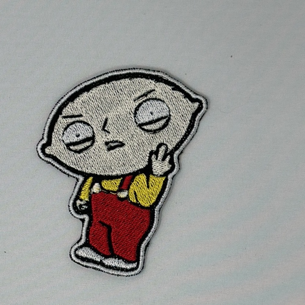 Stewie iron on patch